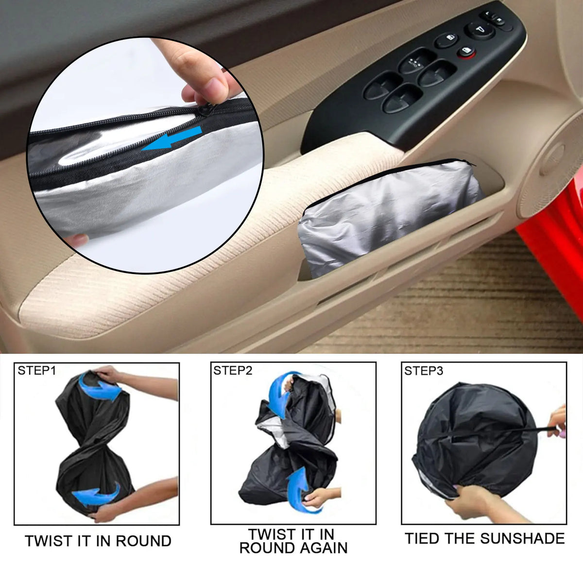 JYMAOYI Sunshade Cover for Honda Civic 2006-2011 - UV Protection &amp; Privacy Shield