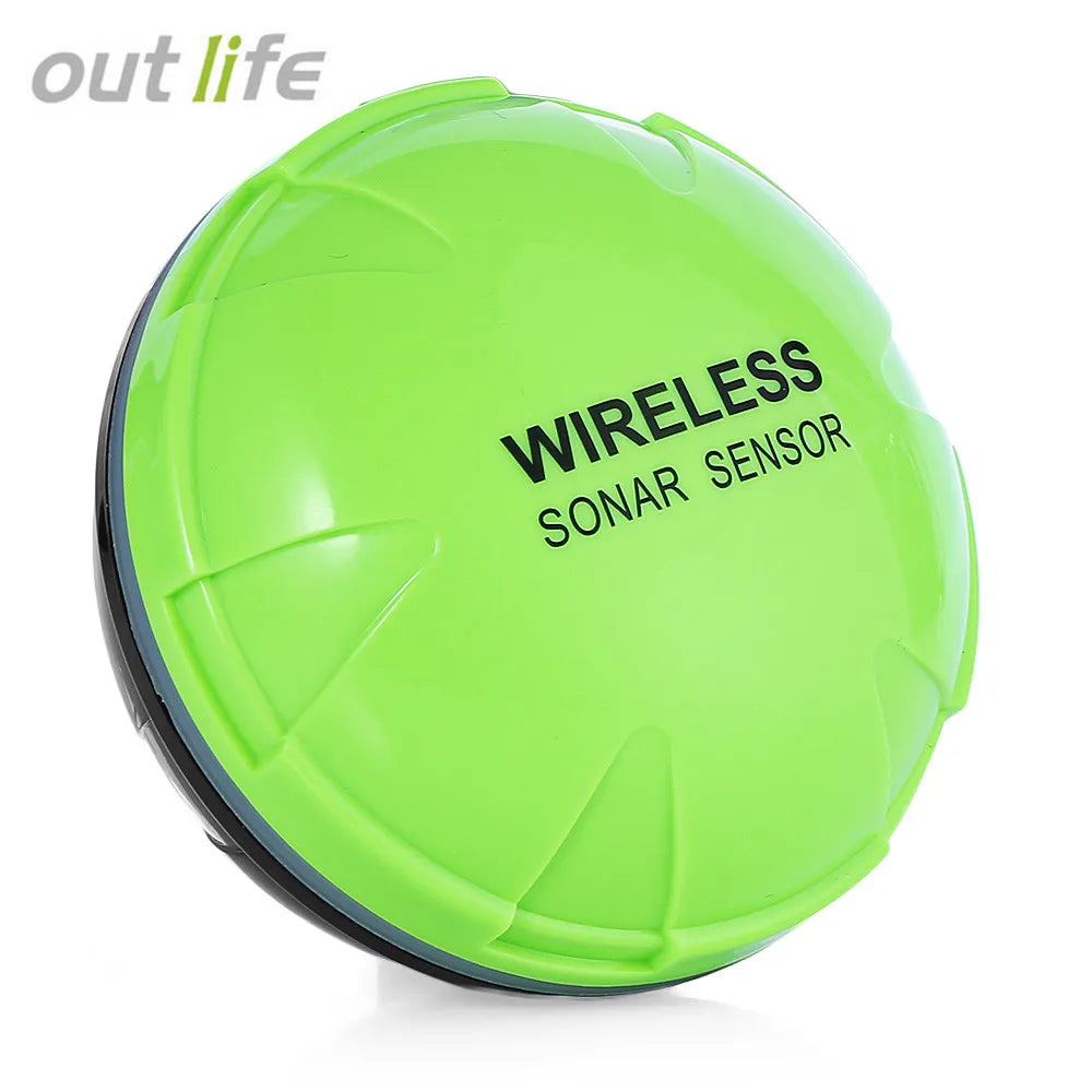 Wireless Sonar Fish Finder for Mobile - iOS &amp; Android Compatible green