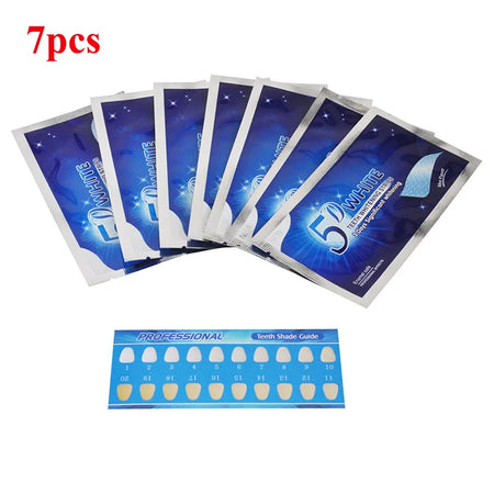 5D White Teeth Whitening Strips &ndash; Professional Whitening Effects 5D 7pairs 14stickers 1