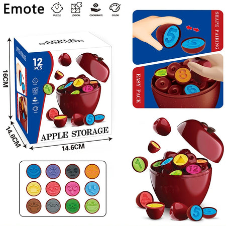 Apple Smart Egg 3D Puzzle &ndash; Fine Motor Skills Development BZS00626 F