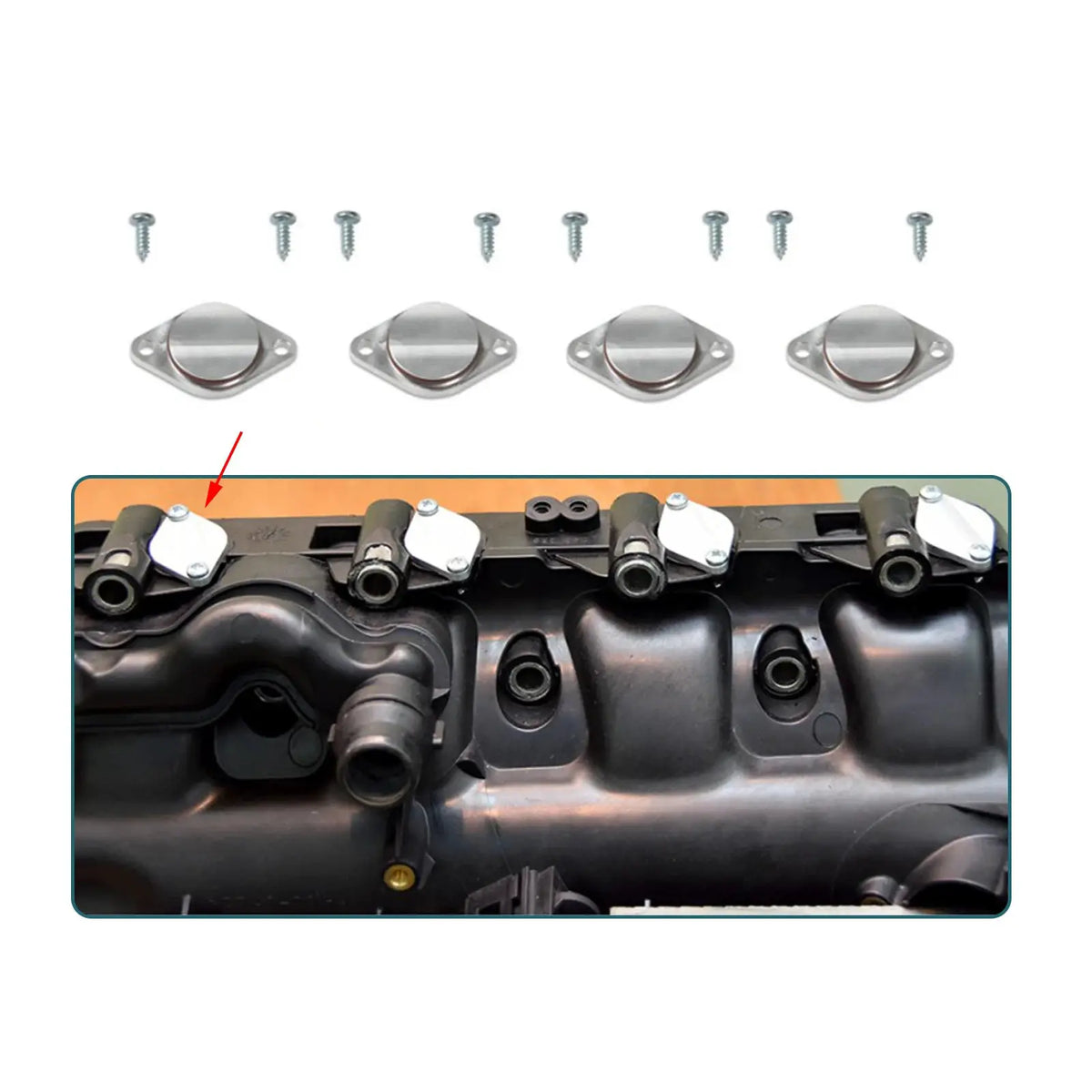 PIKBUK Swirl Flap For OPEL VAUXHALL CHEVROLET 2.0 CDTI SAAB 1.9 2.0 TTID Replacement Replair Kit With Gasket by InterCyprus Trading Ltd