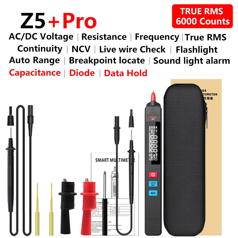 BSIDE Z5 Digital Multimeter &ndash; Smart Non-Contact Voltage Detection Z5 Pro / CHINA