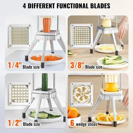 Commercial Vegetable Chopper With 4 Blades