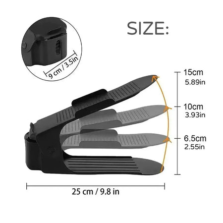 Adjustable Shoe Organizer Shoe Support Rack 5/10PCS Shoe-Shelf for Closet Cabinet Closet Stand Shoes Storage Rack Shoebox by InterCyprus Trading Ltd