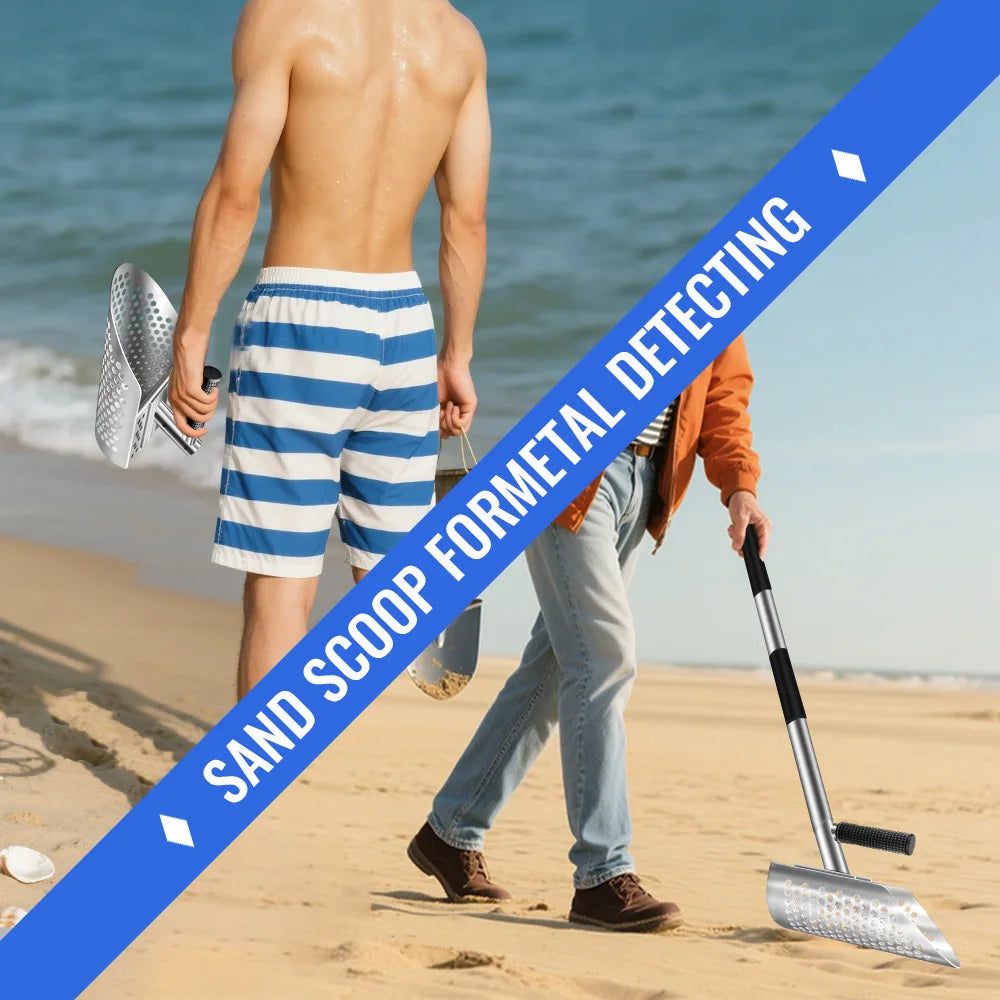 Portable Beach Sand Scoop Shovel Metal Detector &ndash; Durable