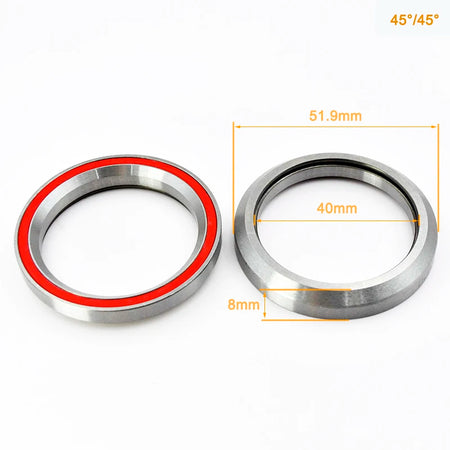 45 Degree Headset Bearing 39-52mm ACB519H8 &ndash; Double Sealed ACB519H8 (51.9mm) / CHINA