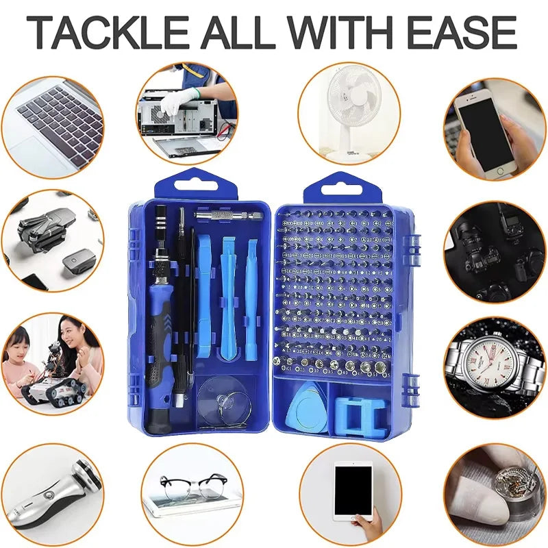 Computer Repair Kit 115 In 1 Magnetic Laptop &ndash; S2 Precision
