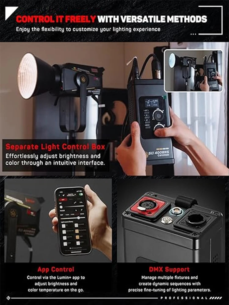 iFootage Anglerfish SL1 400BNS LED Light &ndash; Bi Color