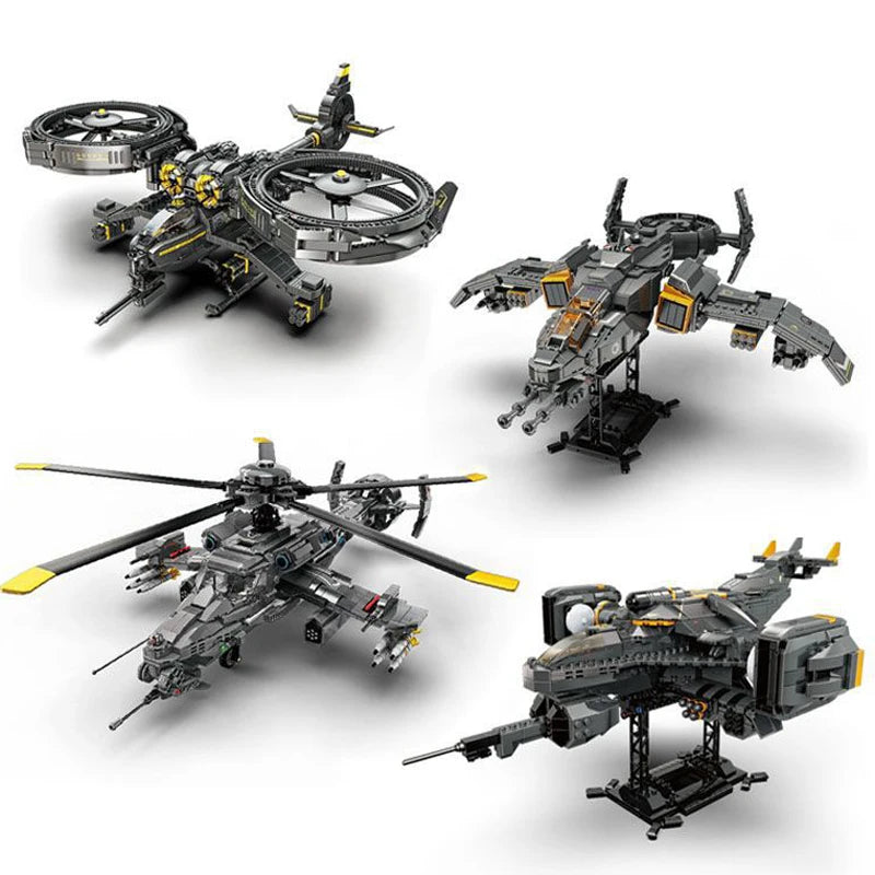 Aircraft Warplane Building Blocks Set &ndash; DIY Build Kit