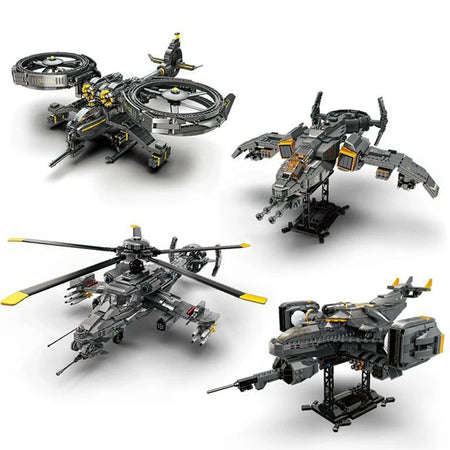 Aircraft Warplane Building Blocks Set &ndash; DIY Build Kit