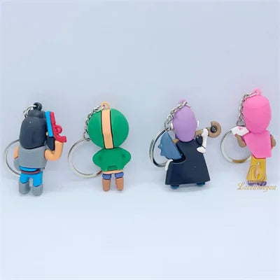 Poco Tara Cartoon Character Keyring - Spike Hero Ornament Pendant