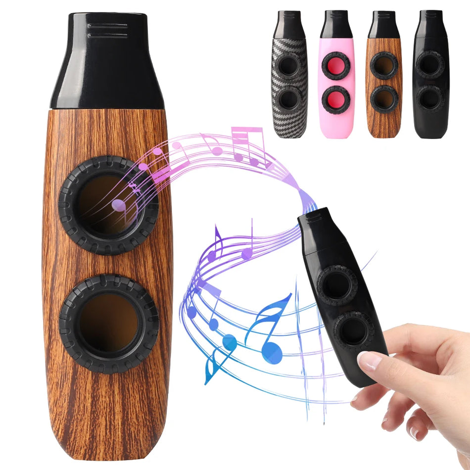 Double Hole Kazoo &ndash; Compact Portable Instrument For Ukulele