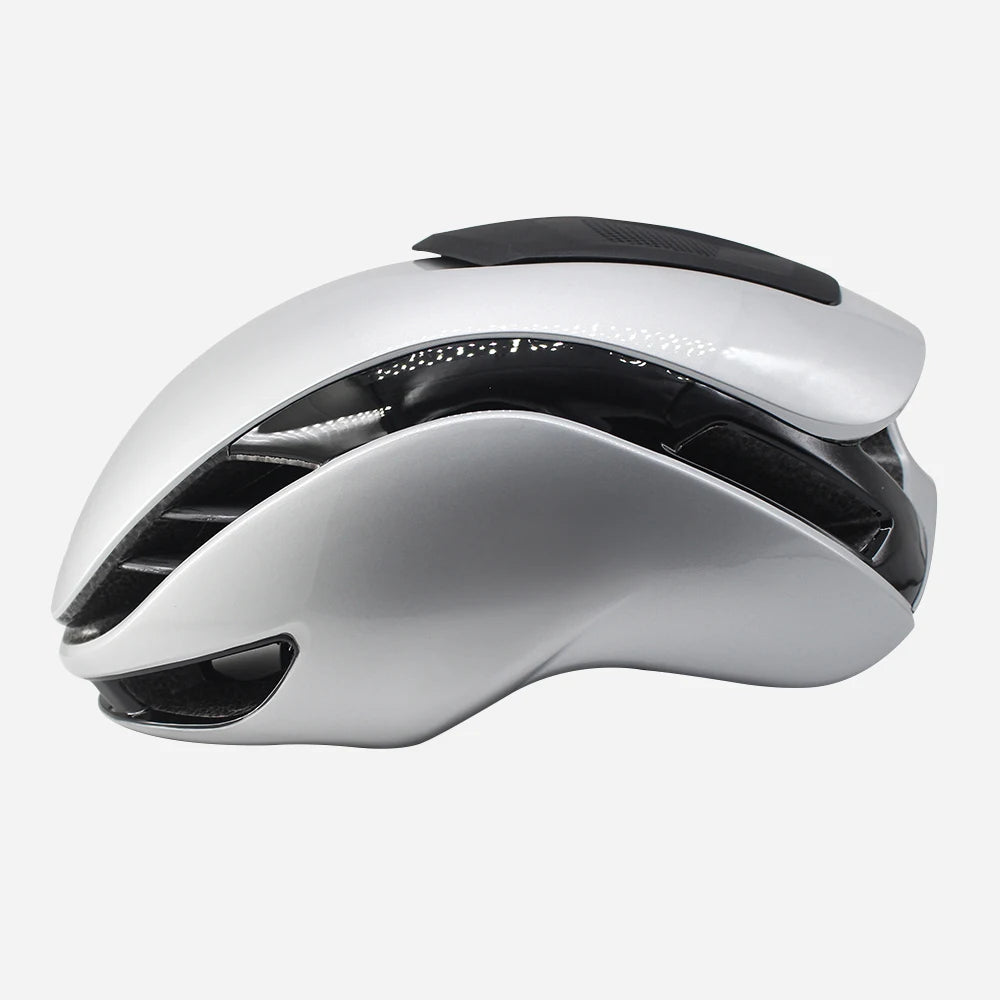 Aero TT Ultralight Time Trial Bicycle Helmet for Men and Women silver / M 54-60cm