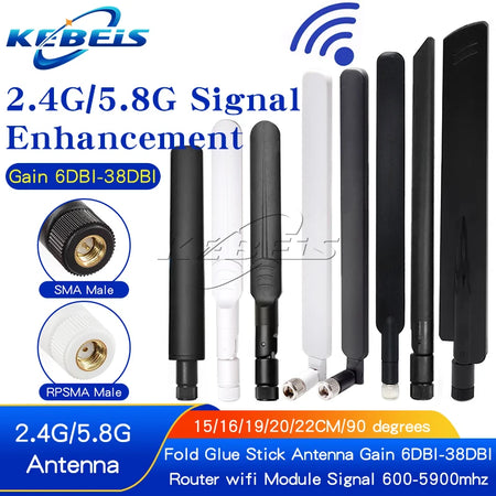SMA Adhesive Rod Antenna 2.4/5.8/5G 8dBi &ndash; Omnidirectional
