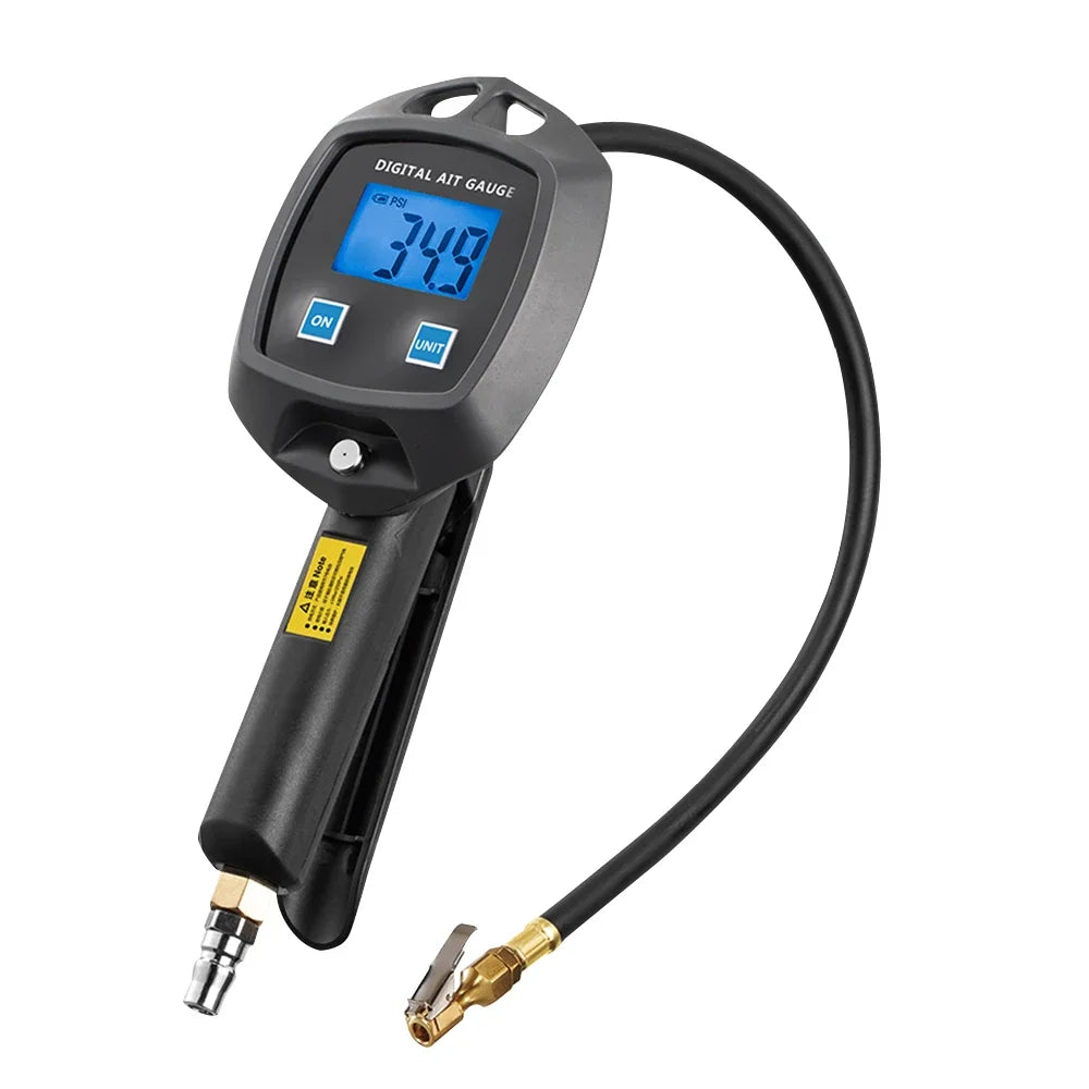 Tire Pressure Gauge Digital Display 0-18Kg/cm2 &ndash; Precise black