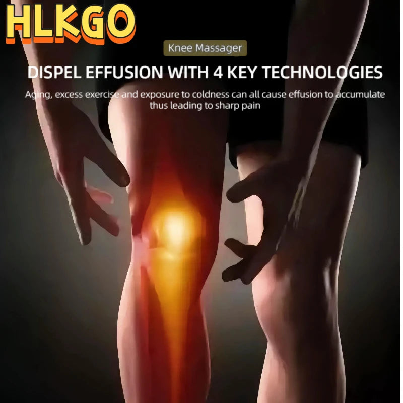 Masážní přístroj na kolena 2025 s 4 režimy ohřevu infračervené komprese
