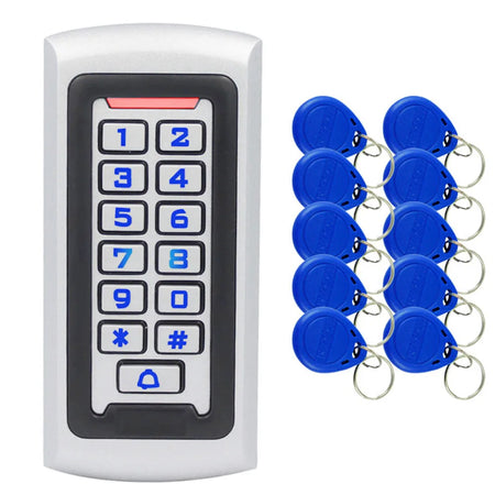 S603EM &ndash; Metal RFID Keypad Access Control With Zinc Alloy S603EM-ID blue tag