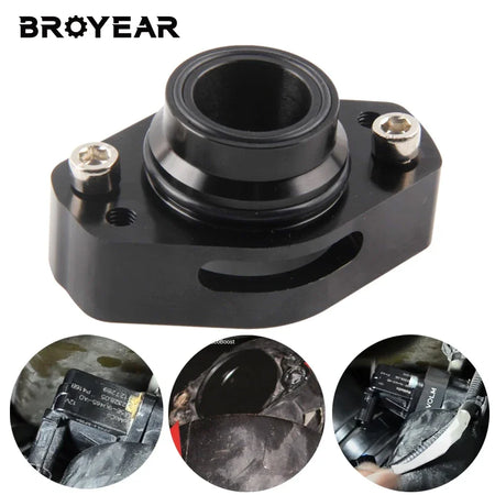 Blow Off Valve Adapter Aluminum for Ford F150 Raptor 3.5L by InterCyprus Trading Ltd