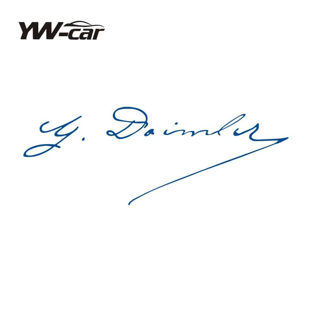 Mercedes Benz Dashboard Sticker Set - 2 Pcs Interior Vinyl Decals for C E S GLS M R A SL V GLC CLA Models Blue / 20x7.3cm 2pcs