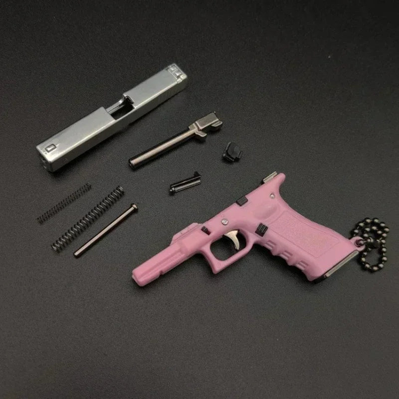 1:3 G17 Miniature Pistol Keychain