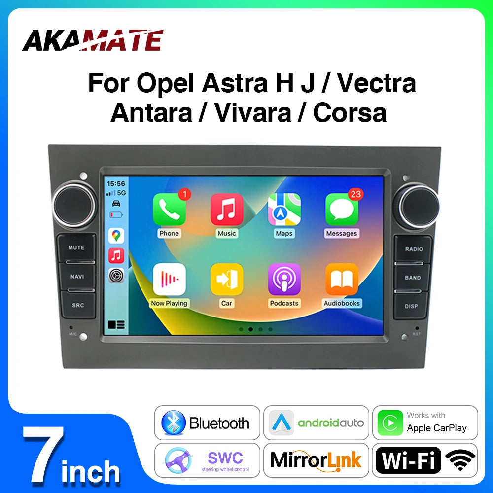 2GB 32GB Car Radio GPS Opel Astra Vectra &ndash; Wireless CarPlay