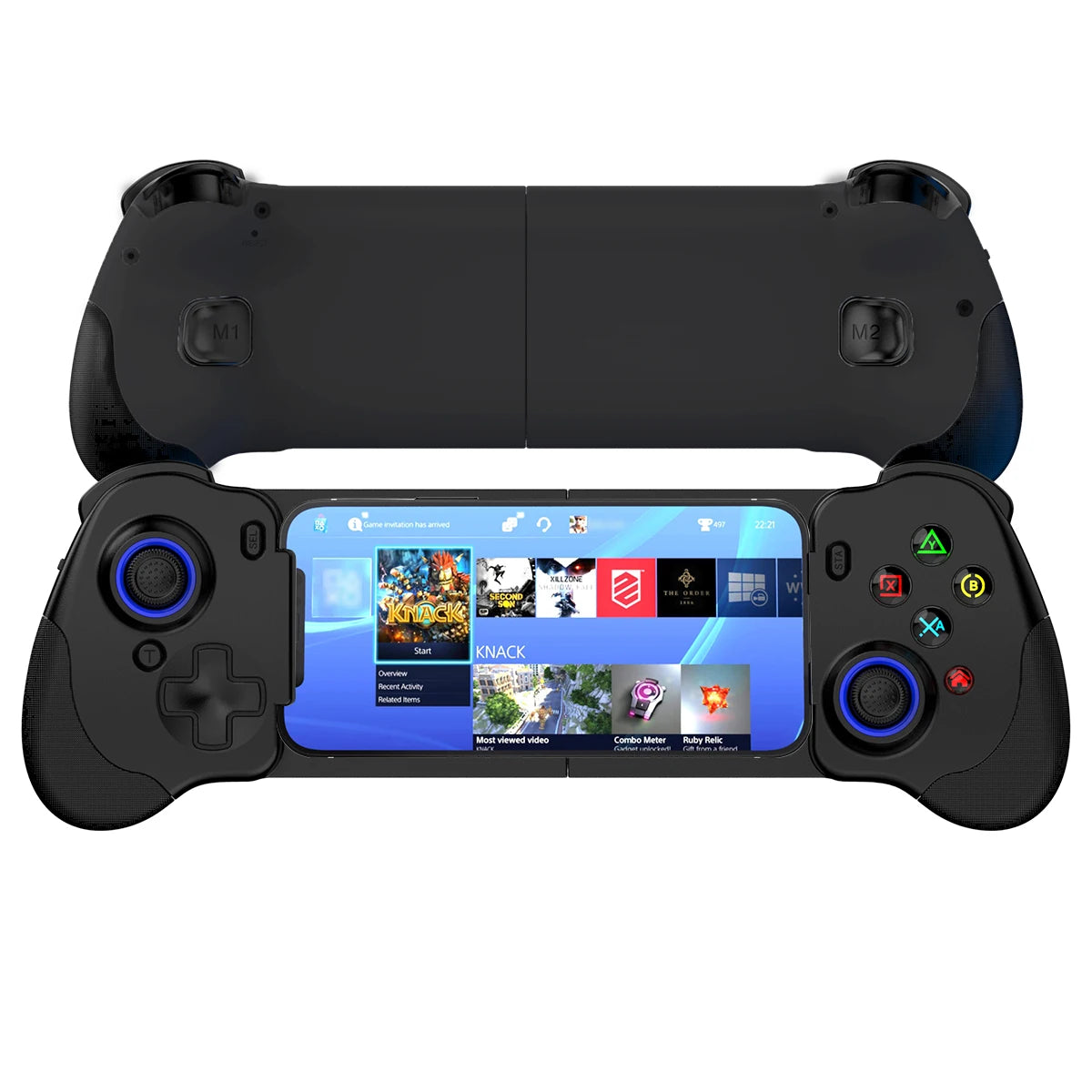 USB-C Mobile Phone Game Controller &ndash; Plug and Play Cloud Gaming Support black