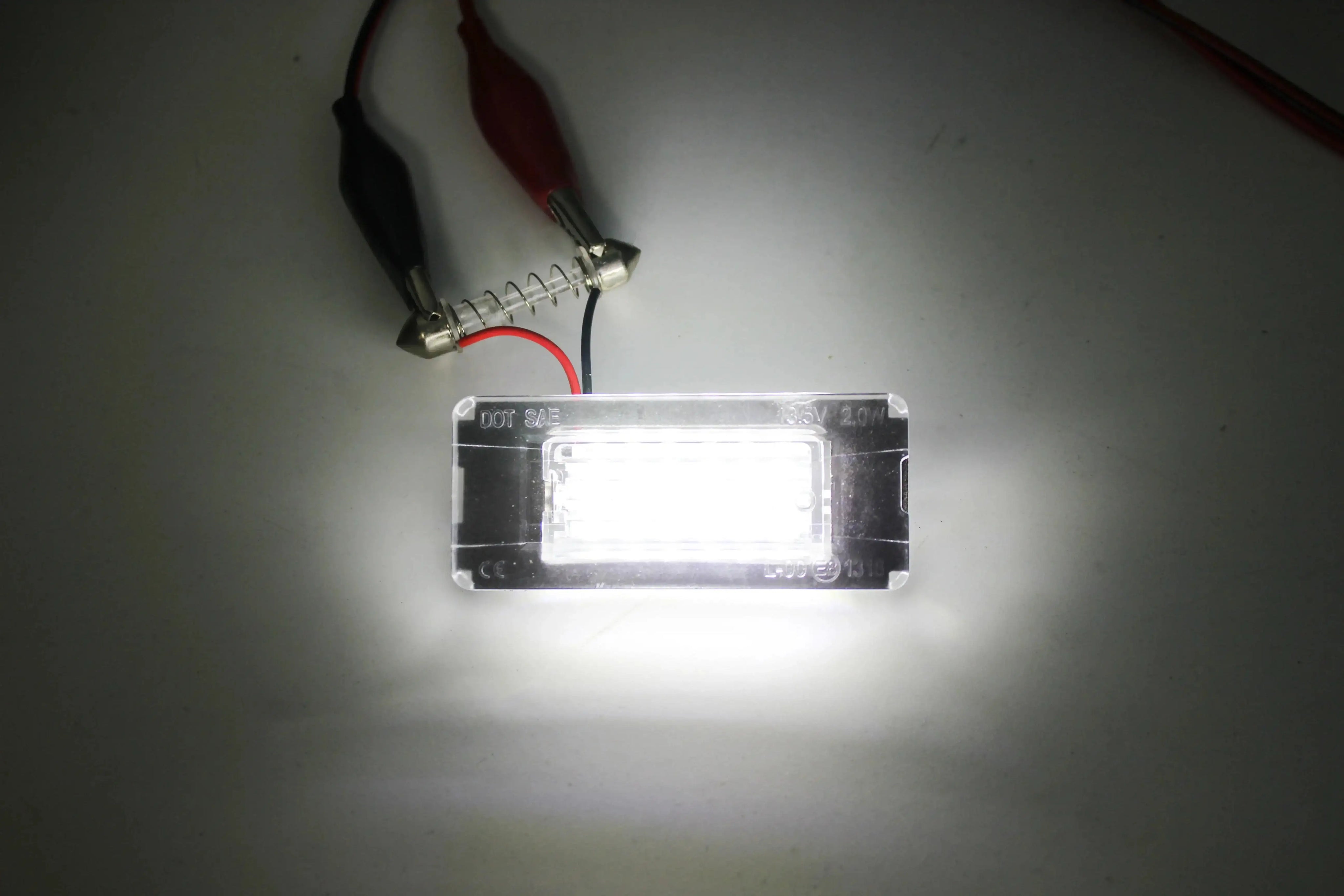 Mini Cooper LED License Plate Lights 2 Pcs White 12V