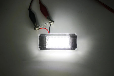 Mini Cooper LED License Plate Lights 2 Pcs White 12V