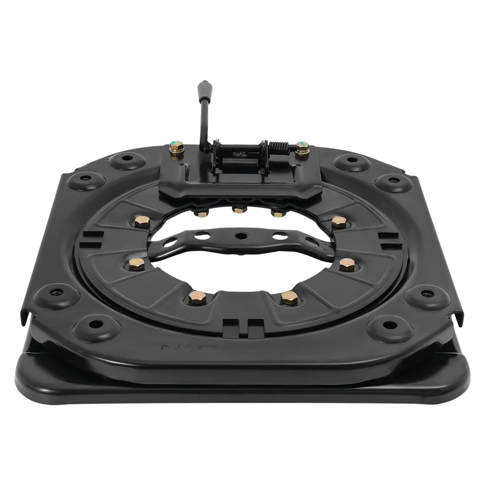 Svart stål sits svängbas 4 låsningspunkter 360 roterbar