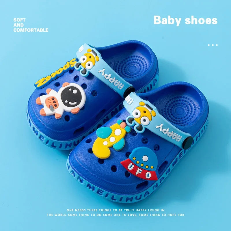 Kids' Soft Sole Mules &amp; Clogs - Breathable Summer Slippers for Boys and Girls