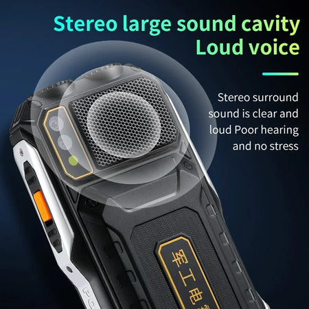 Tough Outdoor Phone 2.4 Display - SOS Dial Big Button