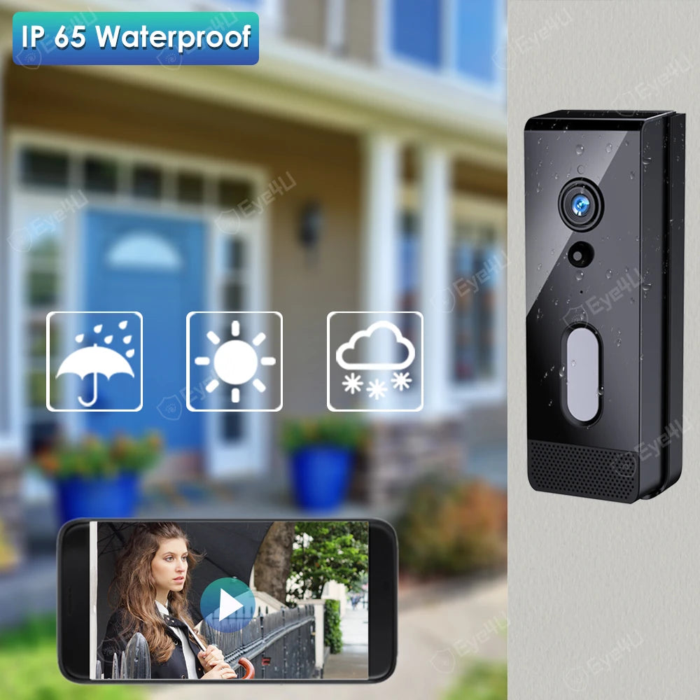 Tuya Smart Home Doorbell Camera &ndash; 1080P HD Video Intercom