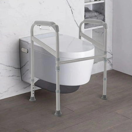 Adjustable Grab Bar for Bathroom &ndash; Drill-Free Non-Slip