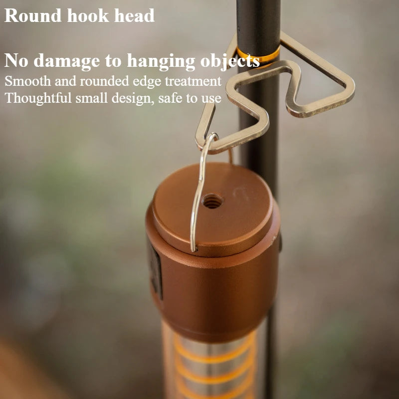 Ultra-Light Stainless Steel Multi-Tool Camping Hooks