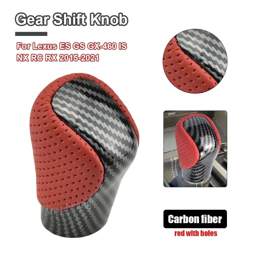 Automatic Gear Shift Knob PU Leather For Lexus ES IS GS RX RC GX460 by InterCyprus Trading Ltd