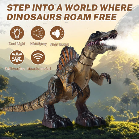 Remote Control Dinosaur Toy Velociraptor 2.4G &ndash; Light Roar