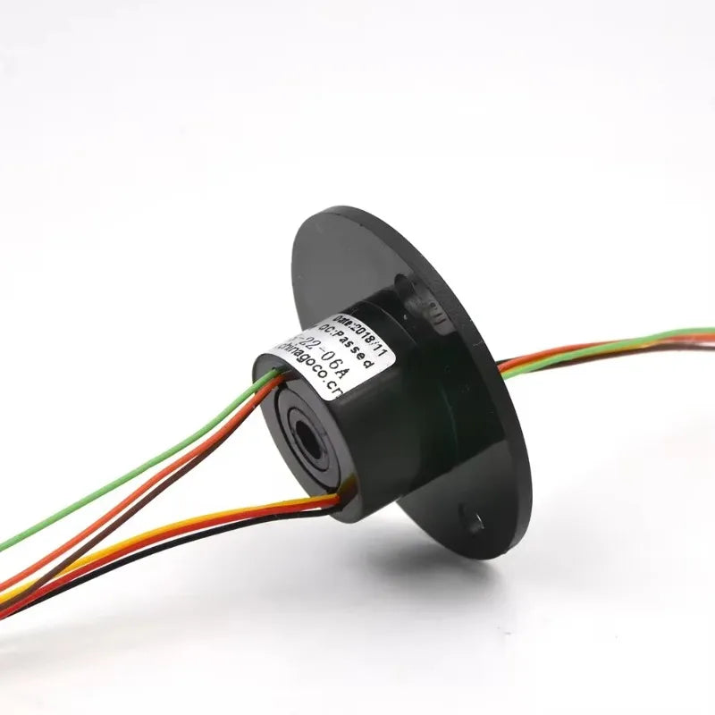 2/4/6/12 Channels Slip Ring With 5mm Hole &ndash; High Current 2A 12 Channels
