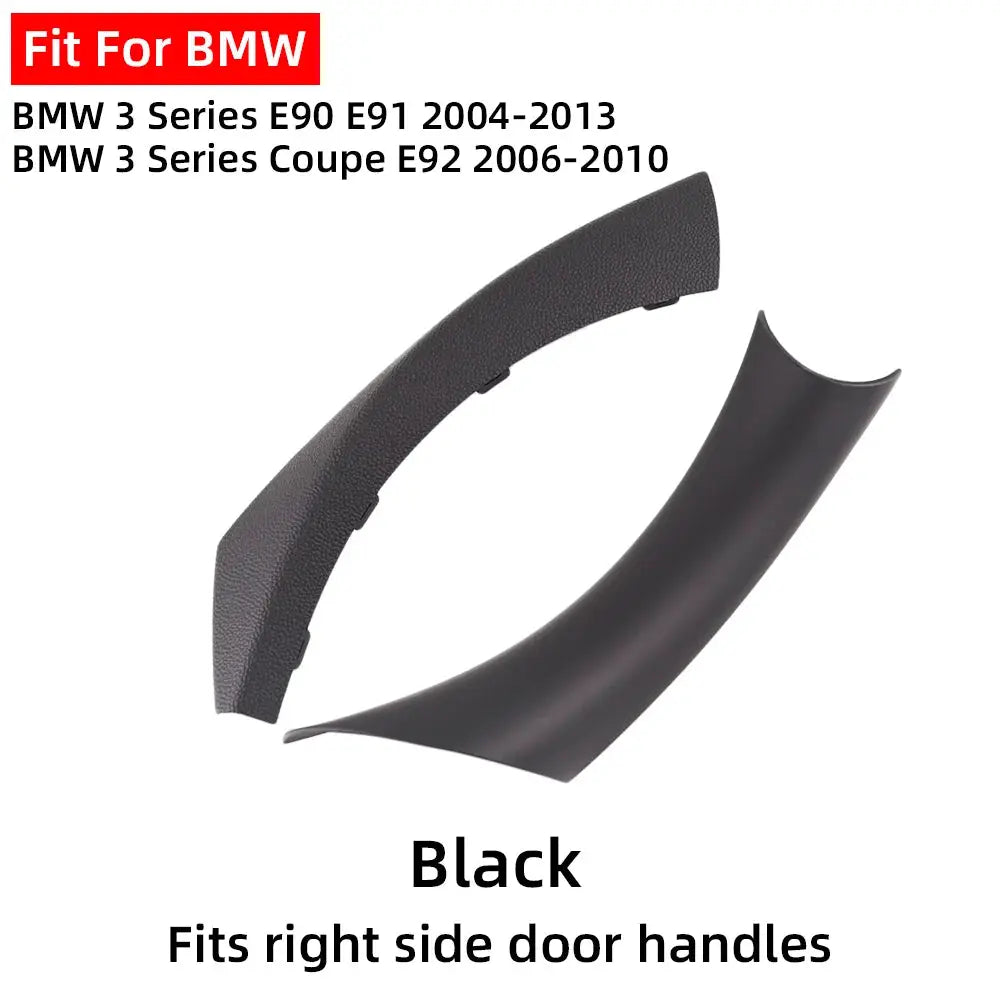 For BMW 3 Series E90 E91 E92 2004-2013 Beige Black LHD RHD Easy Installation Left Right Inner Door Handle Cover ABS by InterCyprus Trading Ltd
