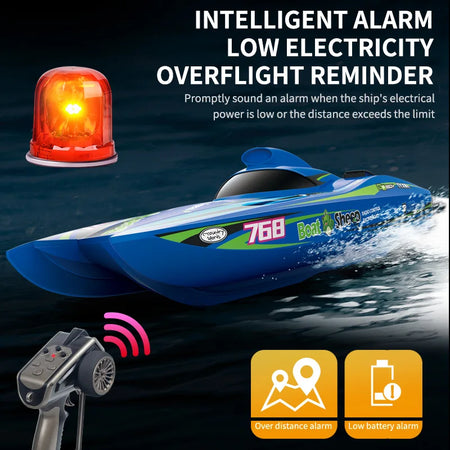 TX768 RC Boat &ndash; High Speed Brushless 45 KMH RC Speedboat