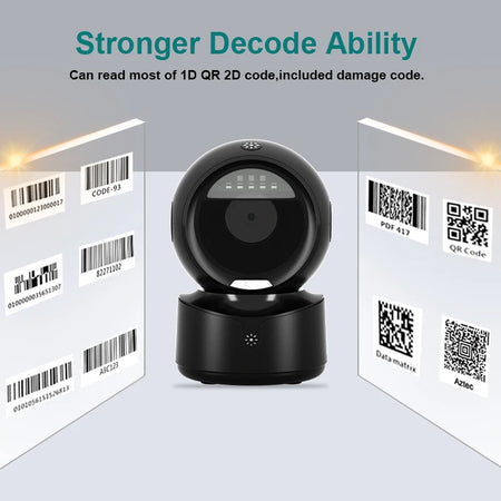 NETUM A5 2D Desktop Barcode Scanner &ndash; Hands Free Operation