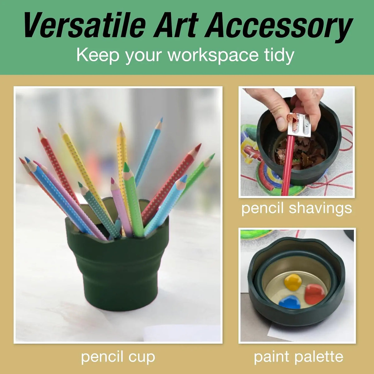 Faber-Castell Clic And Go Water Cup &ndash; Travel Brush Holder