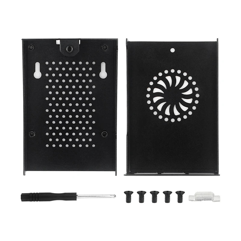 Raspberry Pi 5 Metal Case &ndash; Durable Aluminum Alloy Design