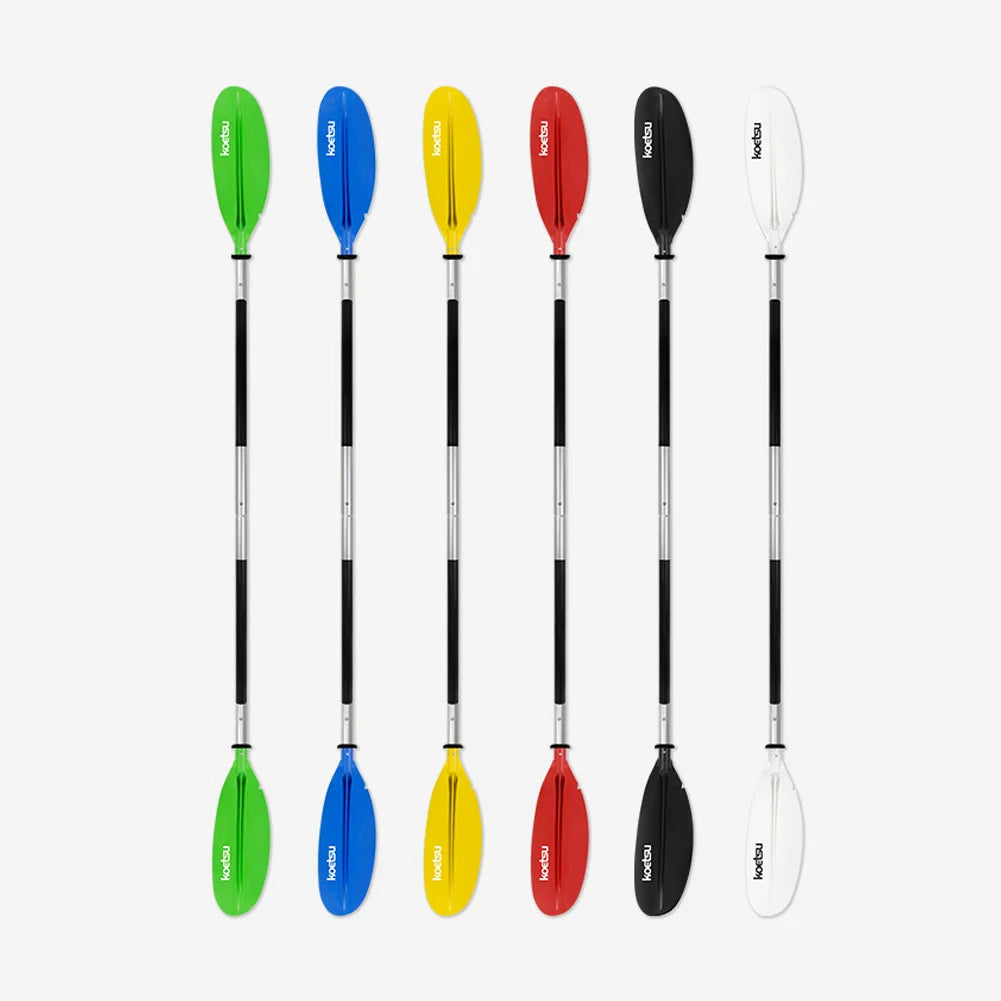 Adjustable Aluminium Kayak Paddle, 4-Piece, Efficient Blade Design