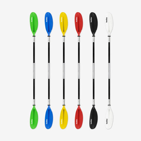 Adjustable Aluminium Kayak Paddle, 4-Piece, Efficient Blade Design