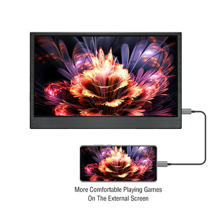 Anmite 15.6-Inch Portable Touch Monitor - 1080P HDR, Low Blue Light, Gaming &amp; More