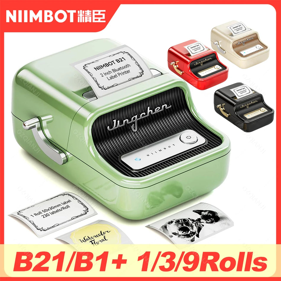 Niimbot Bluetooth Mini Prenosni Termalni Tiskalnik Etiket za Domačo Uporabo