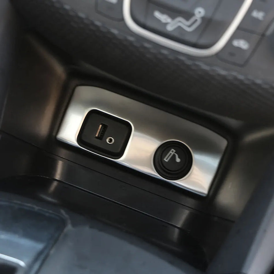 Copertura Pannello Accendisigari Chevrolet Equinox LHD, Rifinitura in Acciaio Inossidabile