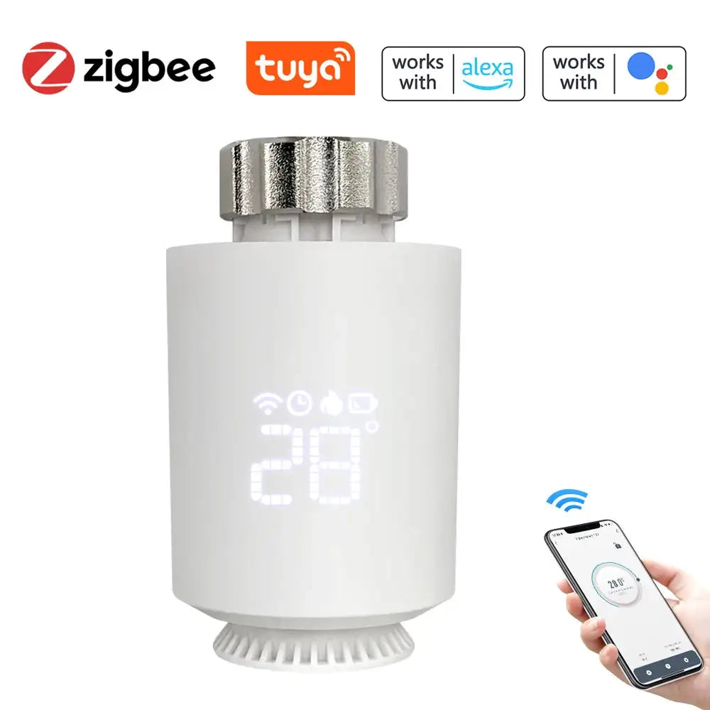 Tuya Zigbee 3.0 Smart TRV Radiator Thermostatic Controller