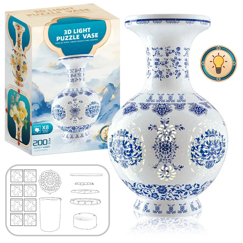 Puzzle Led Fretwork Waterproof Flower Planter &ndash; LED Glow