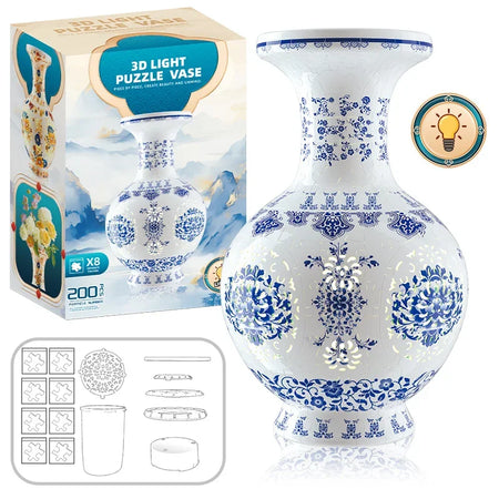 Puzzle Led Fretwork Waterproof Flower Planter &ndash; LED Glow